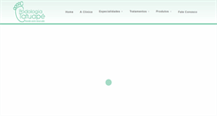 Desktop Screenshot of podologiatatuape.com.br