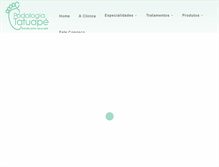 Tablet Screenshot of podologiatatuape.com.br